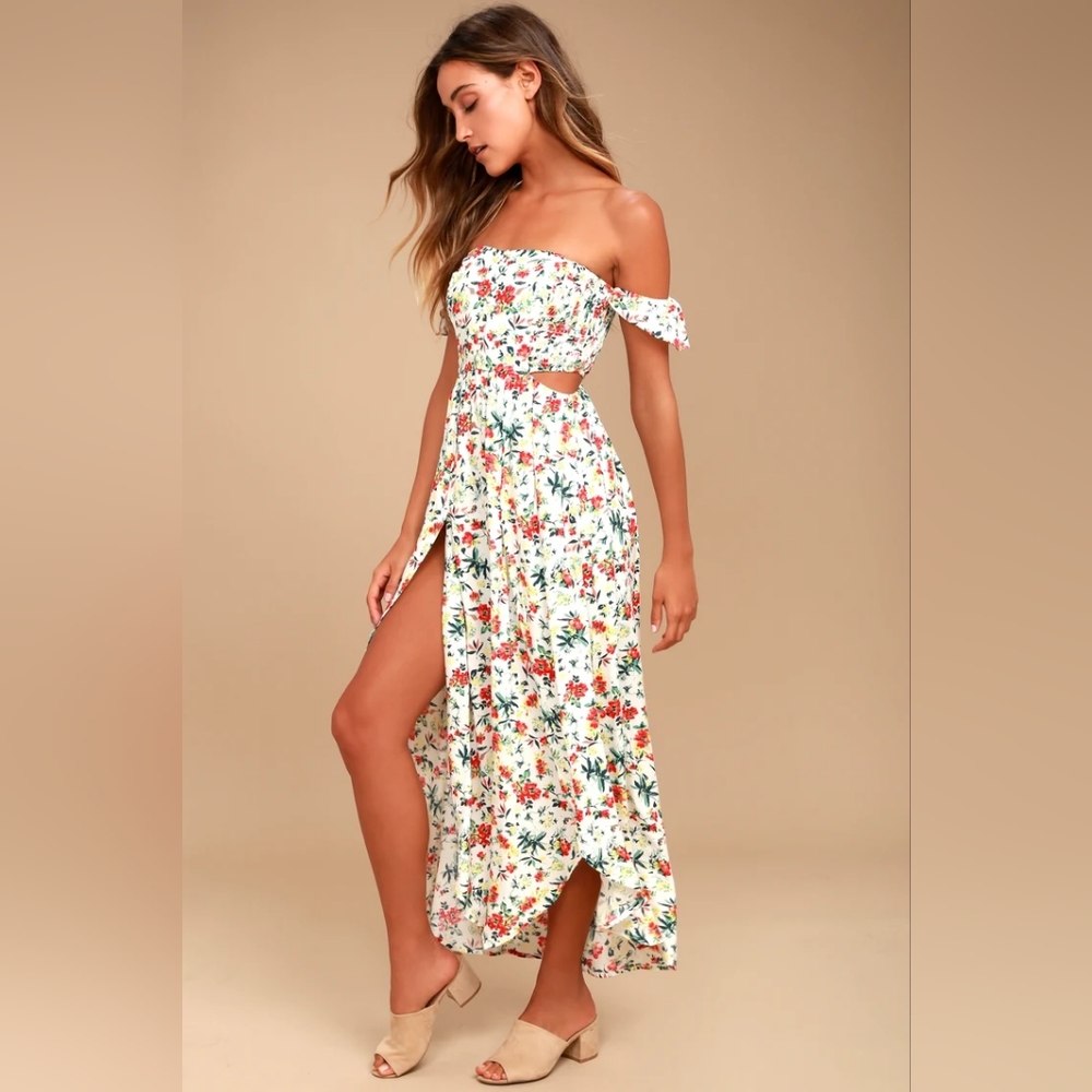 • lulus • off the shoulder maxi dress